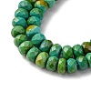 Natural Magnesite Beads Strands TURQ-P027-29-4x6mm-5