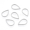 Non-Tarnish 201 Stainless Steel Linking Rings STAS-N090-T07-1-2