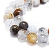 Natural White African Opal Beads Strands G-K245-A18-05-3
