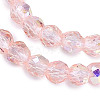 Transparent Glass Beads Strands LS-EGLA-N028-01A-A10-4