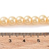 Baking Paint Pearlized Glass Pearl Round Bead Strands LS-HY-Q003-6mm-61-5
