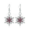 Snowflake Alloy Dangle Earrings FS-WGD9918-22-1