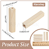 50Pcs Unfinished Wood European Beads WOOD-NB0002-47-2