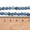 Natural Devil Blue Aquamarine Beads Strands G-P629-A02-04-5
