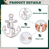6Pcs Alloy Lapel Pin Backs JEWB-DC0001-23P-4