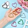 5Pcs Zinc Alloy Spring Gate Rings FIND-YW0010-59A-5