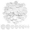 DICOSMETIC 220Pcs 4 Style 304 Stainless Steel Charms STAS-DC0012-50-1