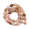 Natural Cherry Blossom Agate Beads Strands G-N342-149I-18-3