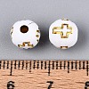 Plating Acrylic Beads X-PACR-Q113-01-3