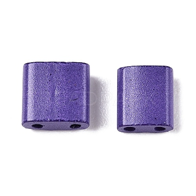 2-Hole Baking Paint Glass Seed Beads SEED-S023-17C-13-1