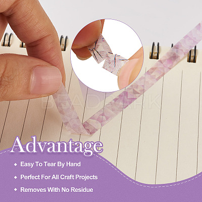 20 Rolls Paper Adhesive Tape Set DIY-TAC0023-42B-1