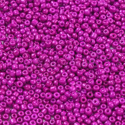 Baking Paint Glass Seed Beads SEED-S002-K21-1