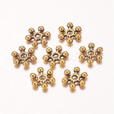 Zinc Alloy Beads Spacers X-PALLOY-Q062-AG-1