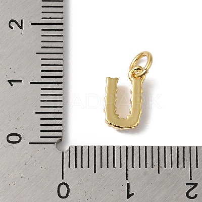 Rack Plating Brass with ABS Plastic Imitation Pearl Charms KK-B092-30U-G-1
