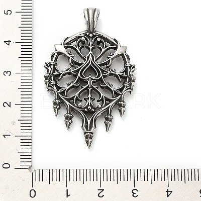 Halloween 316 Surgical Stainless Steel Pendants LS-STAS-A123-01C-AS-1