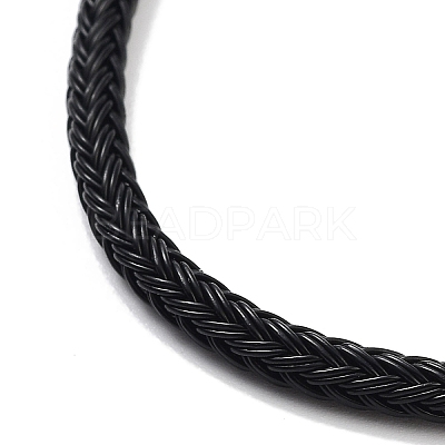 Braided Steel Wire Bracelets Making BJEW-H610-02G-07-1