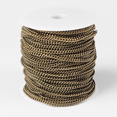 Iron Cuban Link Chains CH-R013-4.5x3mm-AB-NF-1