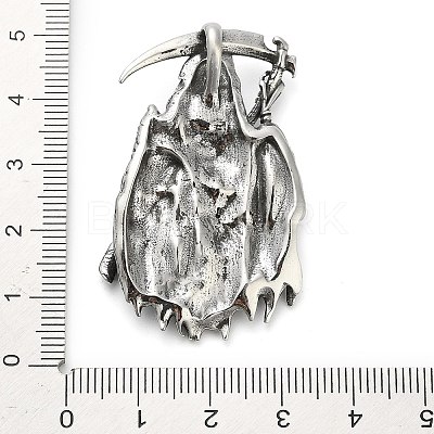 Halloween 316 Surgical Stainless Steel Pendants STAS-A123-01B-AS-1