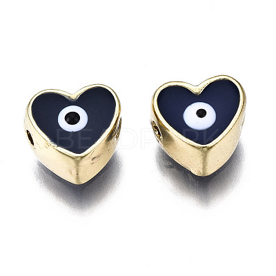 Alloy Enamel Beads PALLOY-Q441-036C-RS-1