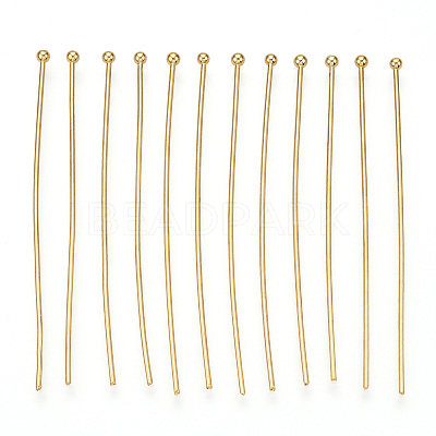 Brass Ball Head Pins KK-G331-10-0.8x50-1
