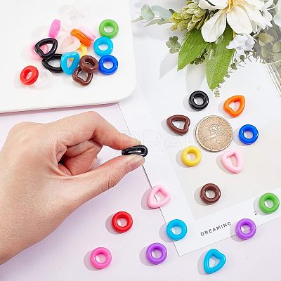 17 Pairs 17 Style Silicone Eyeglasses Ear Grip SIL-NB0001-08-1