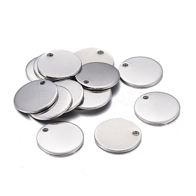 Non-Tarnish 201 Stainless Steel Charms STAS-F255-043P-15mm-1