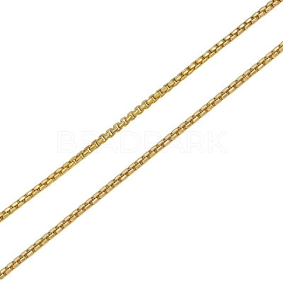 1M Brass Box Chains CHC-SZ0001-52B-1