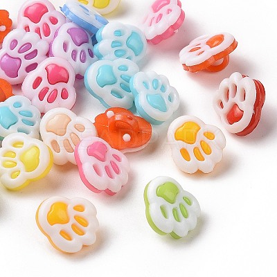 Acrylic Shank Buttons BUTT-E015-A-M-1