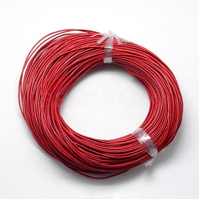 Spray Painted Cowhide Leather Cords WL-R001-1.5mm-15-1
