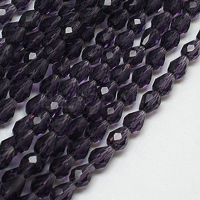 Glass Beads Strands EGLA-E010-10x15mm-16-1