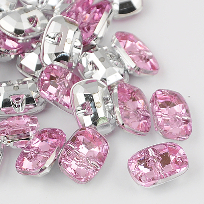 Taiwan Acrylic Rhinestone Buttons BUTT-F019-16mm-22-1