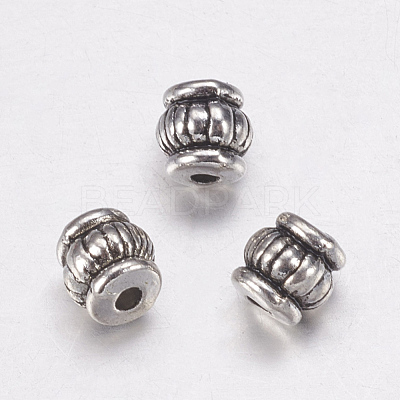 Tibetan Style Alloy Beads TIBEB-Q043-AS-FF-1