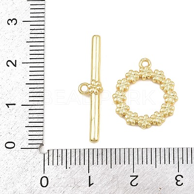 Brass Toggle Clasps KK-G548-34B-G-1
