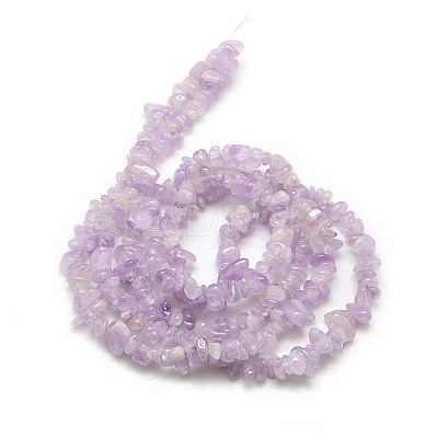 Natural Lavender Amethyst Beads Strands G-P035-12-1