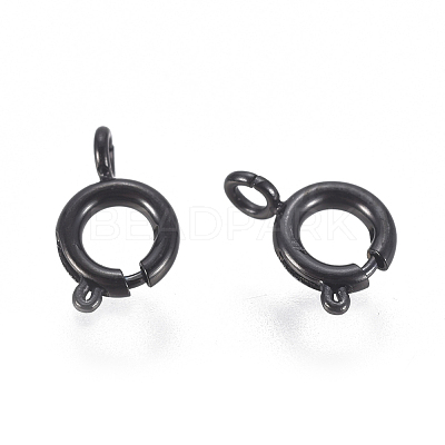 304 Stainless Steel Spring Ring Clasps Ion Plating(IP) STAS-F224-02B-A-1