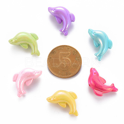 Opaque Acrylic Beads TACR-S153-34I-1