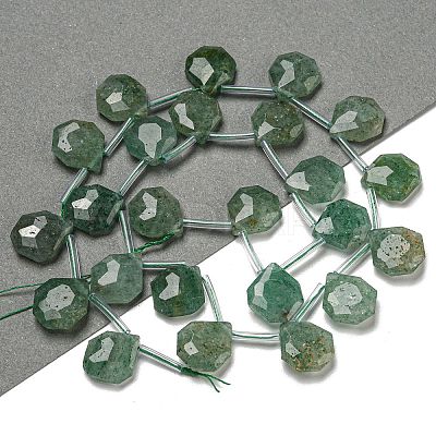 Natural Green Strawberry Quartz Beads Strands G-P544-C09-01-1
