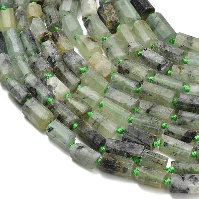 Natural Prehnite Beads Strands G-C289-A04-01-1