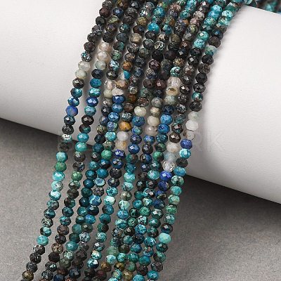 Natural Chrysocolla and Lapis Lazuli Beads Strands GG-CBA9631-C03-03B-1