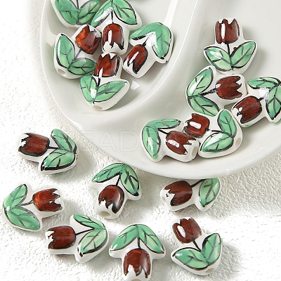 Handmade Porcelain Bright Glazed Beads PW-WGF0CC5-07-1