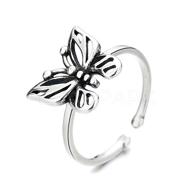 Butterfly Brass Cuff Open Rings for Women FS-WG2181B-02-1