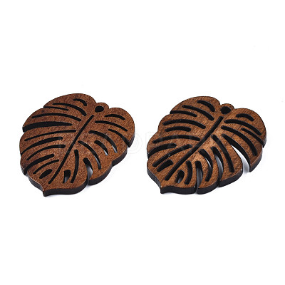 Natural Walnut Wood Pendants X-WOOD-N011-004-1