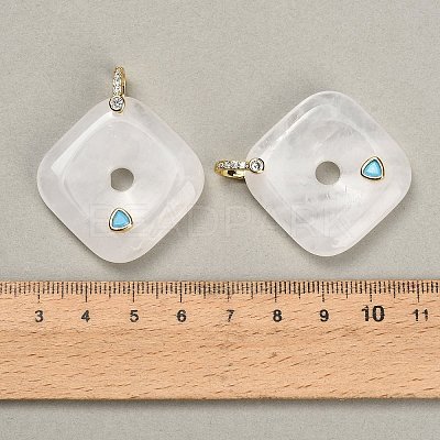 Natural Quartz Crystal Pendants GG-CBA4625-04G-04-1