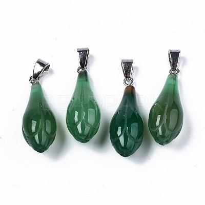 Natural Agate Pendants G-S359-190-1