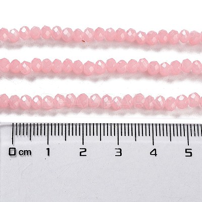 Baking Paint Imitation Jade Glass Bead Strands X-DGLA-A034-J4MM-A3-1