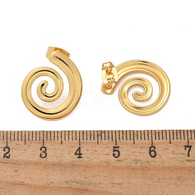 304 Stainless Steel Stud Earrings for Women EJEW-L296-007G-01-1