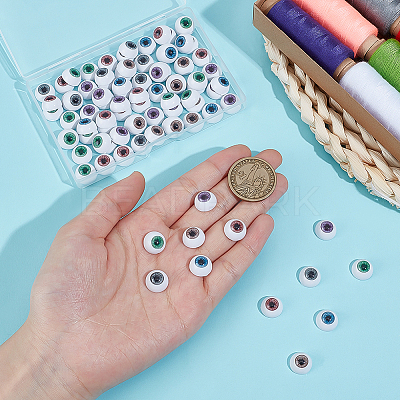 6 Bags 6 Colors Resin Safety Craft Eye DIY-PH0031-24-1