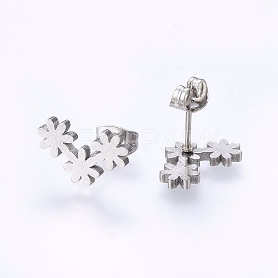 Tarnish Resistant 304 Stainless Steel Jewelry Sets SJEW-O090-02P-1