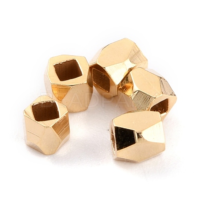 Brass Spacer Beads KK-O133-202B-G-1