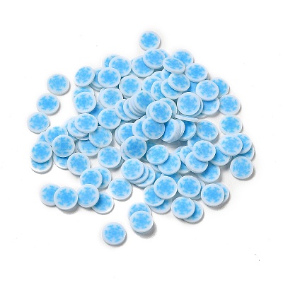 Christmas Theme Handmade Polymer Clay Beads CLAY-P002-02E-1